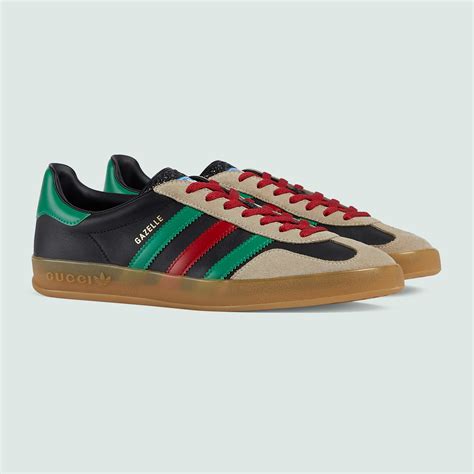 men's gucci adidas gazelle|gucci gazelle low top sneakers.